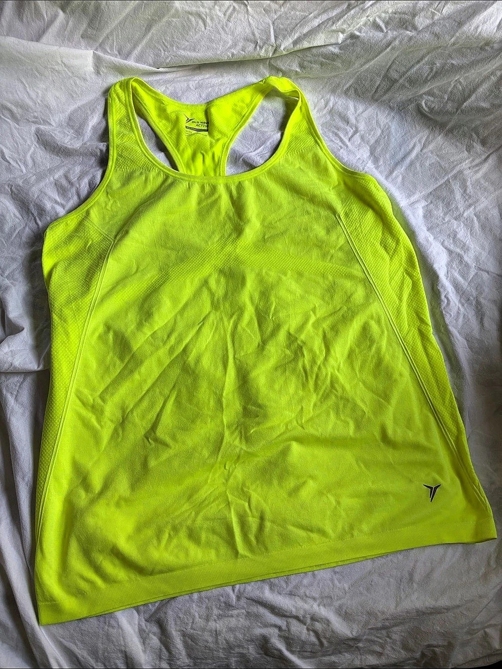Old Navy Neon Green Athletic Tank Top Size XL Like New